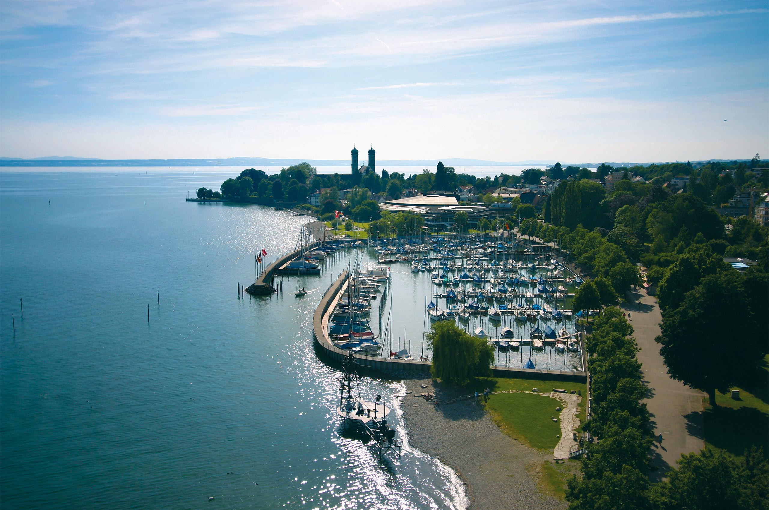 Flug über den Hafen